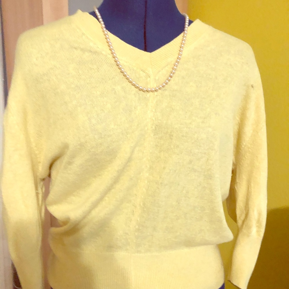 Yellow lightweight sweater